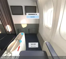 IndiGo Boeing 777-300ER V.1 seat maps 360 panorama view