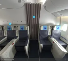 IndiGo Boeing 777-300ER V.1 seat maps 360 panorama view