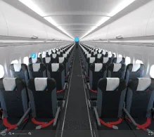 Air Serbia Airbus A320-200 V.1 seat maps 360 panorama view