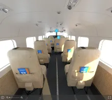 Southern Airways Express Cessna 208B Grand Caravan V.1 seat maps 360 panorama view