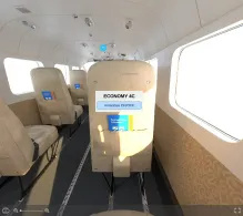 Southern Airways Express Cessna 208B Grand Caravan V.1 seat maps 360 panorama view