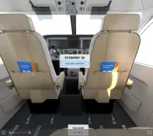 Southern Airways Express Cessna 208B Grand Caravan V.1 seat maps 360 panorama view