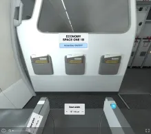 Vueling Airbus A320-200 V.1 seat maps 360 panorama view