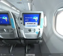 Azul Brazilian Airlines Airbus A320neo V.1 seat maps 360 panorama view
