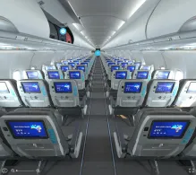 Azul Brazilian Airlines Airbus A320neo V.1 seat maps 360 panorama view