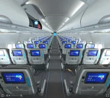 Azul Brazilian Airlines Airbus A320neo V.1 seat maps 360 panorama view