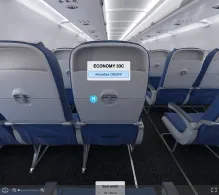 Air Arabia Airbus A321-200 seat maps 360 panorama view