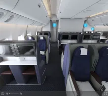 United Boeing 777-200 V.1 seat maps 360 panorama view