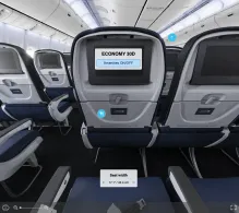 United Boeing 777-200 V.1 seat maps 360 panorama view