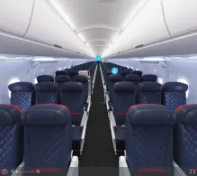Delta Airbus A321-200 seat maps 360 panorama view