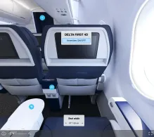 Delta Airbus A321-200 seat maps 360 panorama view