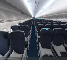 Delta Airbus A330-200 seat maps 360 panorama view