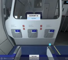 IndiGo Airbus A321neo V.1 seat maps 360 panorama view