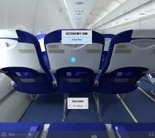 IndiGo Airbus A321neo V.1 seat maps 360 panorama view