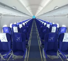 IndiGo Airbus A321neo V.1 seat maps 360 panorama view
