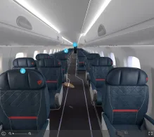 Republic Airways Embraer E170 V.2 DL seat maps 360 panorama view
