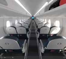 Republic Airways Embraer E170 V.2 DL seat maps 360 panorama view