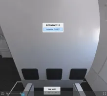 Pegasus Airlines Airbus A320-200 V.1 seat maps 360 panorama view