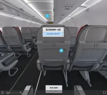 Pegasus Airlines Airbus A320-200 V.1 seat maps 360 panorama view