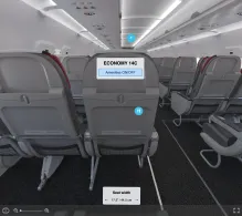 Pegasus Airlines Airbus A320-200 V.1 seat maps 360 panorama view