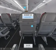 Pegasus Airlines Airbus A320-200 V.1 seat maps 360 panorama view