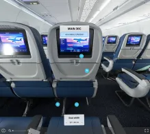 Delta Airbus A321neo V.1 seat maps 360 panorama view