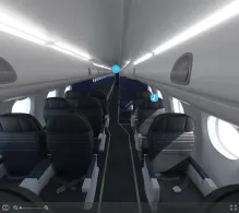 SkyWest Airlines Embraer E175 V.6 AS seat maps 360 panorama view