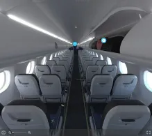 SkyWest Airlines Embraer E175 V.6 AS seat maps 360 panorama view
