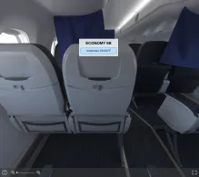SkyWest Airlines Embraer E175 V.6 AS seat maps 360 panorama view