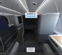 ANA - All Nippon Airways Airbus A380-800 seat maps 360 panorama view