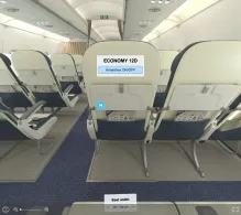 ITA Airways Airbus A320neo seat maps 360 panorama view