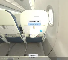 ITA Airways Airbus A320neo seat maps 360 panorama view
