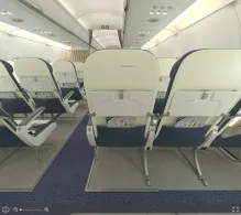ITA Airways Airbus A320neo seat maps 360 panorama view