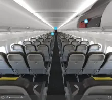 Vueling Airbus A320neo seat maps 360 panorama view