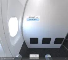 Vueling Airbus A320neo seat maps 360 panorama view