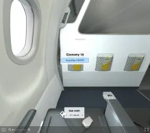Allegiant Air Airbus A320-200 V.3 seat maps 360 panorama view