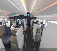 Lufthansa Airbus A350-900 Allegris seat maps 360 panorama view