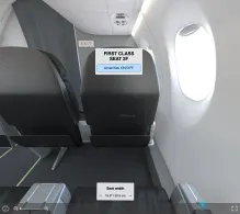 American Airlines Embraer E175 seat maps 360 panorama view