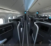 American Airlines Boeing 787-8 V.2 seat maps 360 panorama view