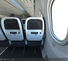 American Airlines Boeing 787-8 V.2 seat maps 360 panorama view