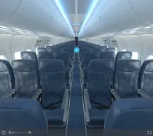 Sun Country Airlines Boeing 737-900 ER seat maps 360 panorama view