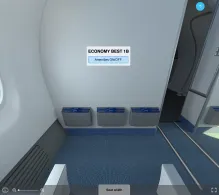 Sun Country Airlines Boeing 737-900 ER seat maps 360 panorama view