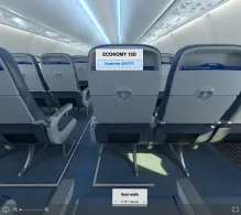 Sun Country Airlines Boeing 737-900 ER seat maps 360 panorama view