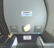 Lauda Europe Airbus A320-200 seat maps 360 panorama view