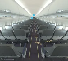 Lauda Europe Airbus A320-200 seat maps 360 panorama view