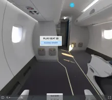 United Embraer E170 V.2 seat maps 360 panorama view
