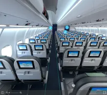 Iberojet Portugal Airbus A330-300 seat maps 360 panorama view