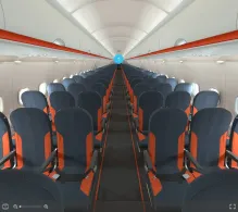 easyJet UK Airbus A320-200 V.1 seat maps 360 panorama view