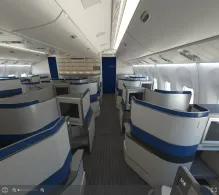 United Boeing 777-200 ER V.2 seat maps 360 panorama view