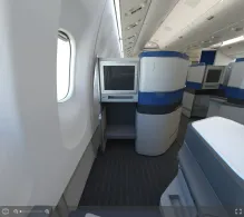 United Boeing 777-200ER V.2 seat maps 360 panorama view